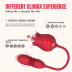 Rose Petal Tongue Licking Clitoral Massager