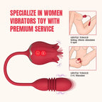 Rose Petal Tongue Licking Clitoral Massager