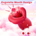 Rose Vibrator for Sucking, Licking