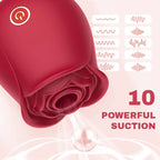 Rose Suction Vibrator with 10 Modes