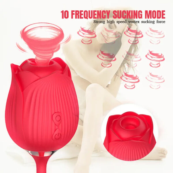 Rose Thrusting Bullet Vibrator