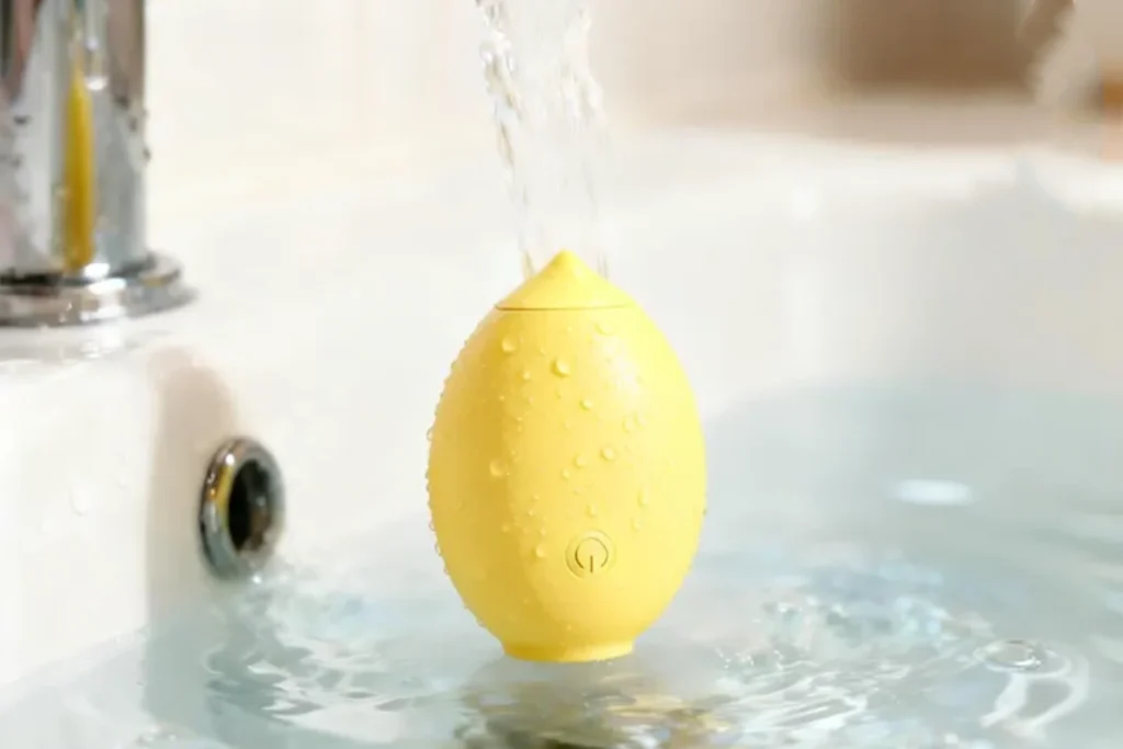 Cleaning lemon toys